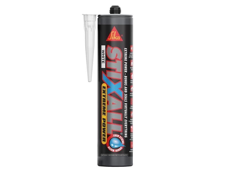 Everbuild Sika 483110 Stixall Extreme Power Cartridge White 290Ml