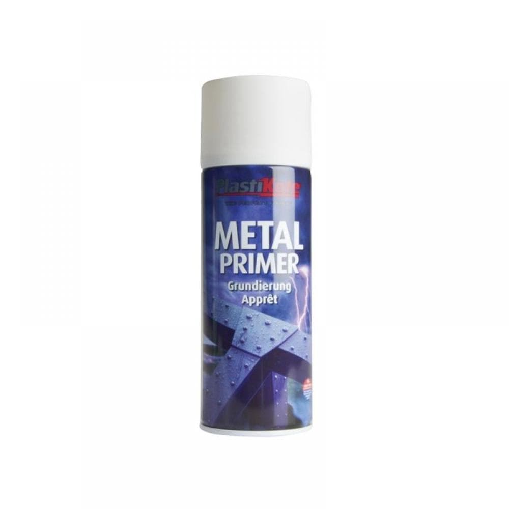 Plastikote 010598 Metal Primer Spray White 400Ml