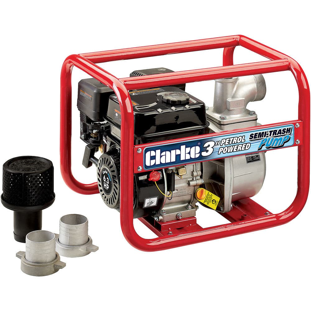 Clarke 7230162 Ps75A 3in Petrol Semi Trash Pump
