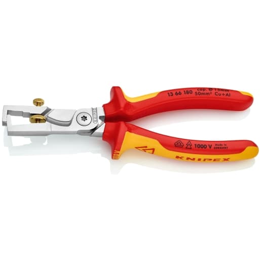 Knipex StriX Insulation Stripper with Cable Shears 180 mm