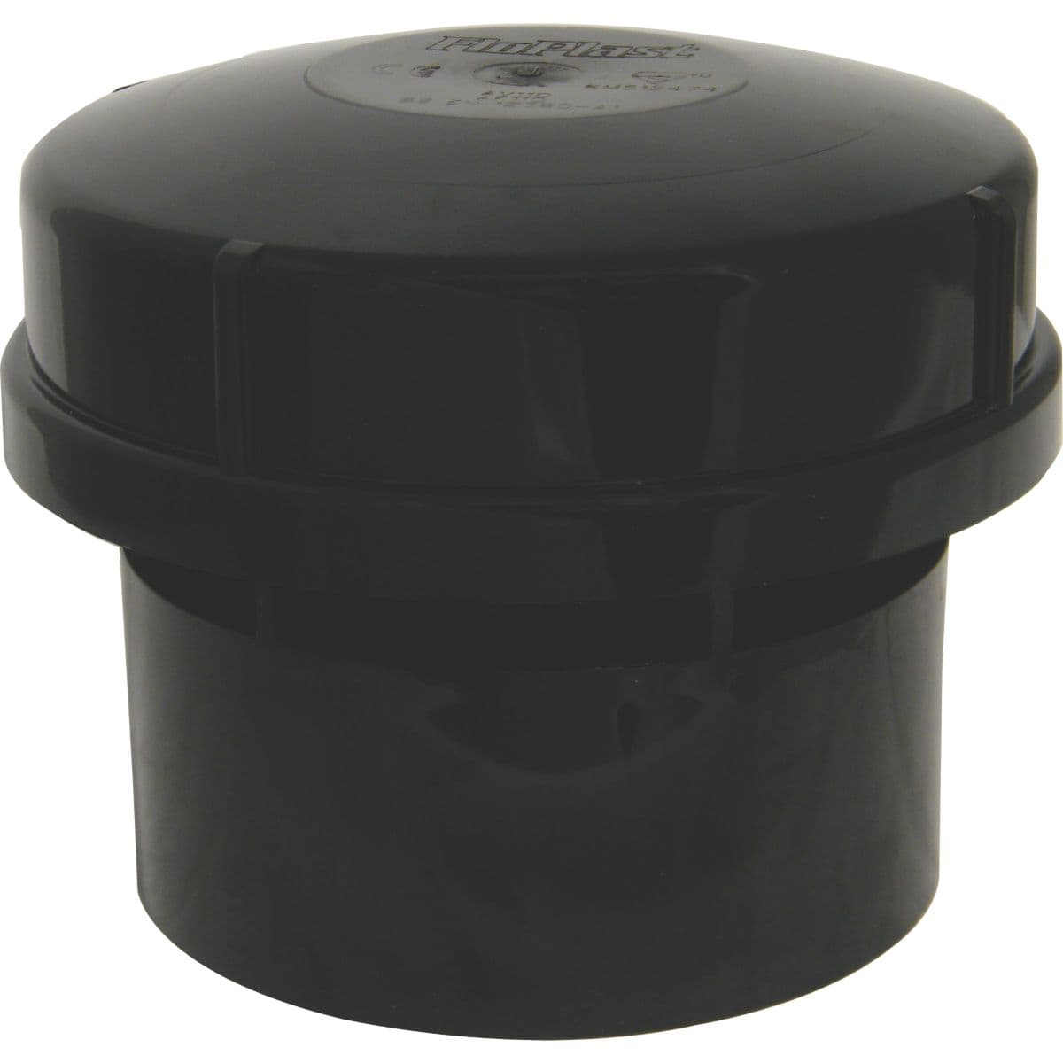 4TRADE AV110 Solvent Weld Air Admittance Valve Black