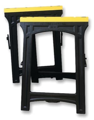 STANLEY Folding Sawhorse (Pair), 362kg Max. Capacity