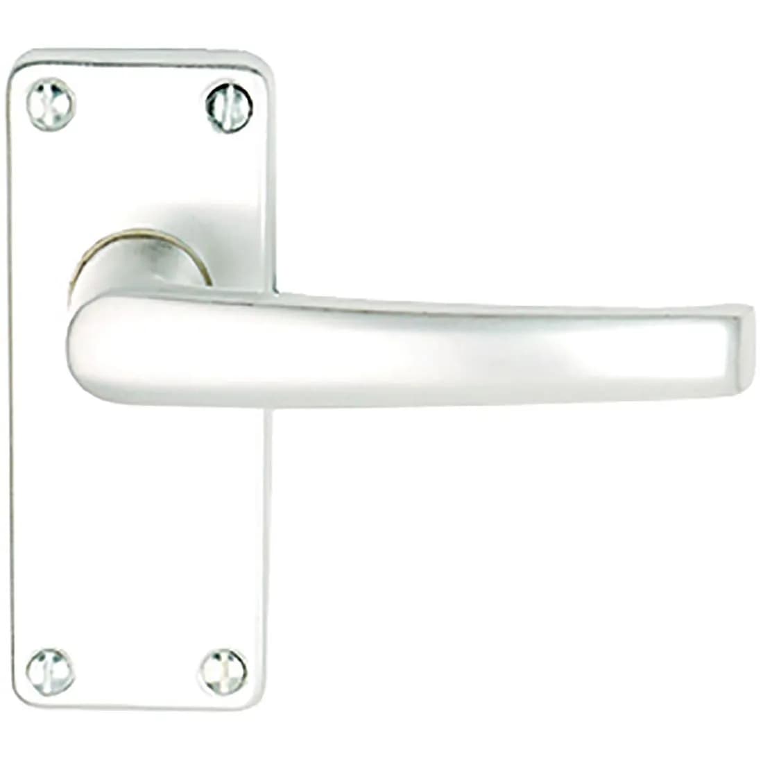 Sandal Int Latch Door Pack Satin Aluminium 3In