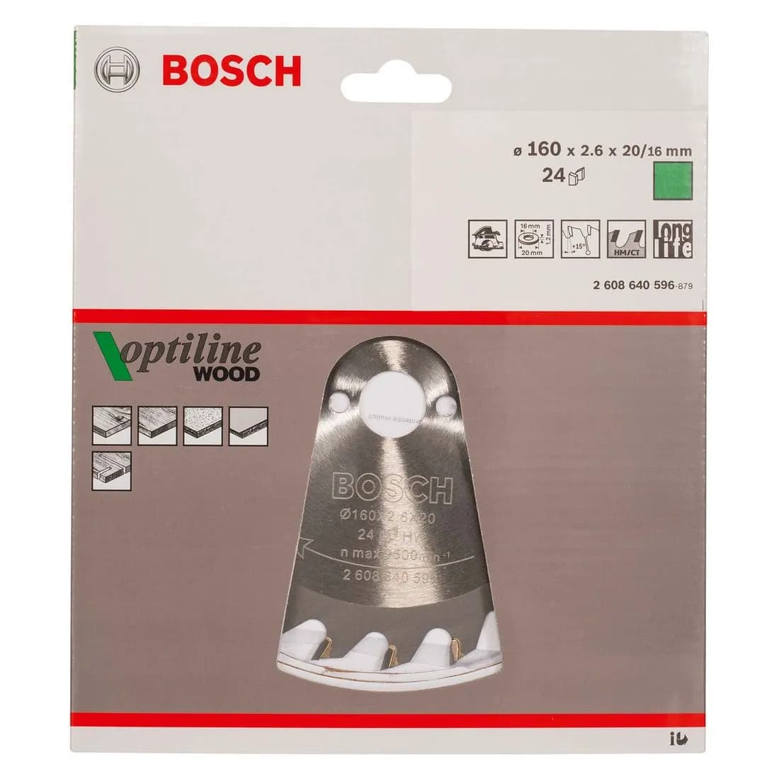 Circ Saw Blade 160 X 20 24T Bosch