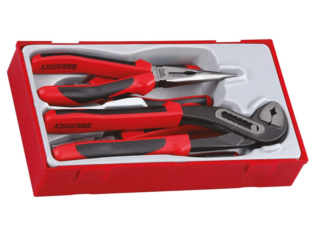 Teng TT440T Mega Bite Pliers Set, 4 Piece TT440-T