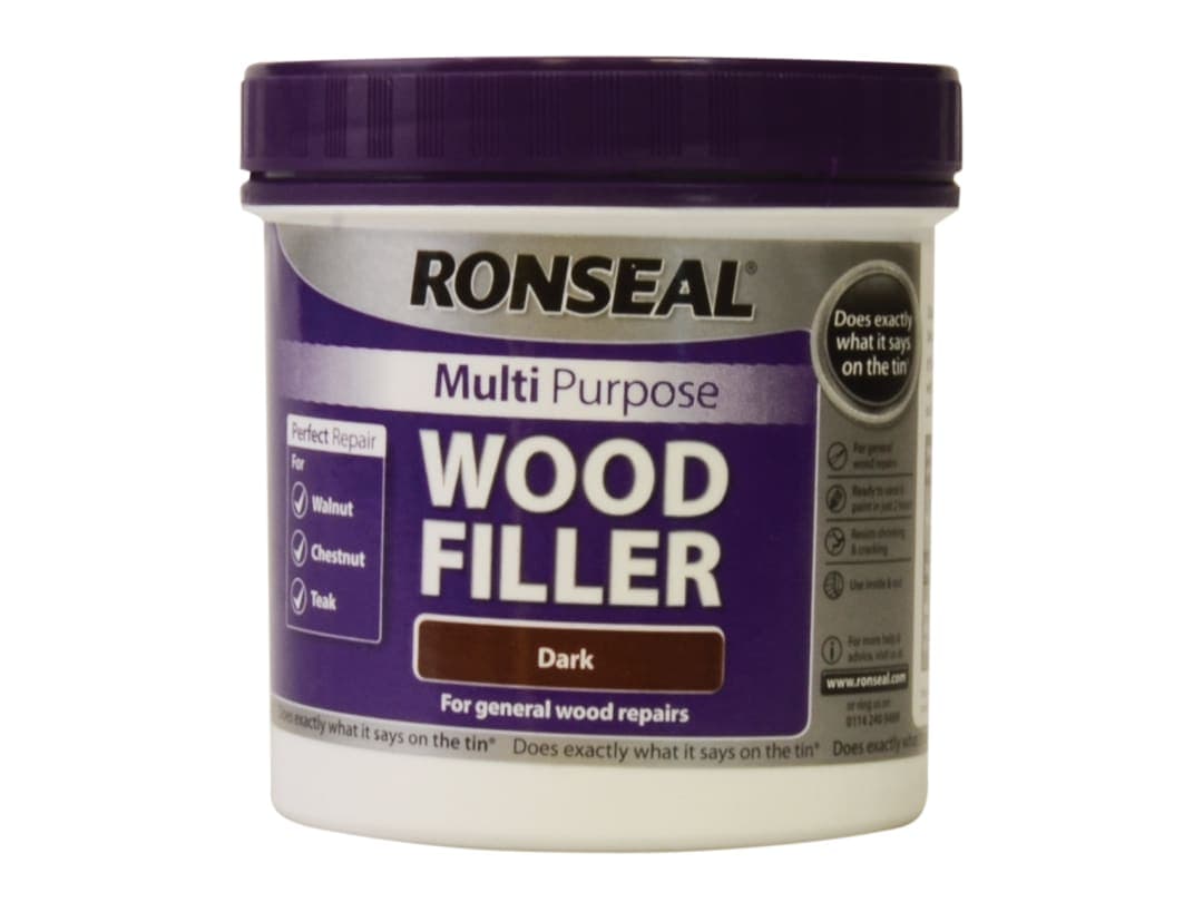 Ronseal Multipurpose Wood Filler Tub Dark 465g 34748