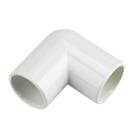 FloPlast Overflow Bend - 90 Degree x 21.5mm White