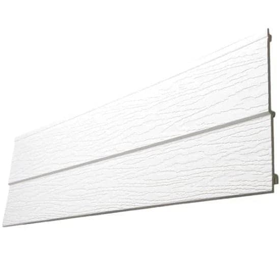 270mm Embossed Feather Edge Cladding White