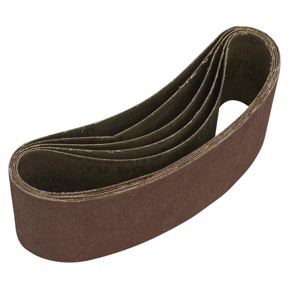 Sealey SB120457 Sanding Belt 76 X 457Mm 120Grit Pack Of 5