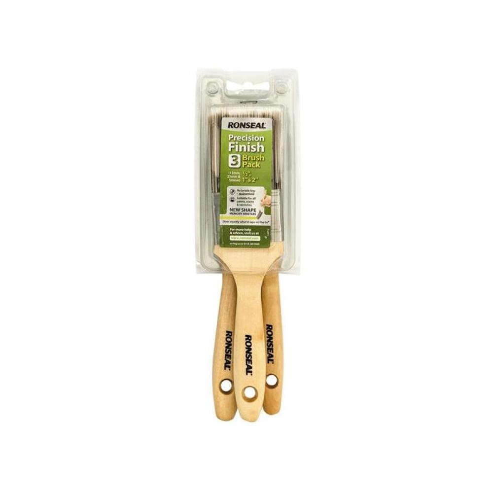 Ronseal 37074 Precision Finish Brush (Pack 3)