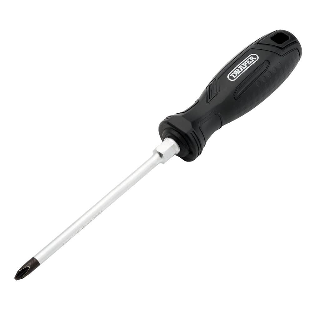 Draper Phillips Hard Grip Screwdriver Ph2 X 125Mm Pk 1 13494