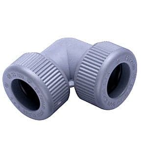Davant 22Mm Grey Pushfit Elbow GPE22