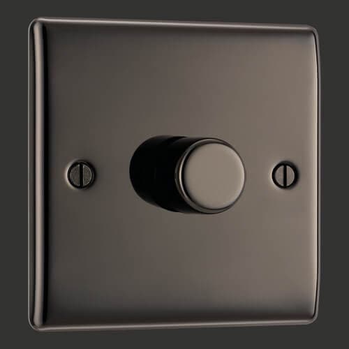 Evolve Brushed Brass (Black) Double Switched 13A Power Socket + Usb C 30W + Usb A (2.1A) PCDSB22UAC30B-01