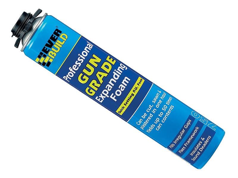 Everbuild Sika 484707 Pro Gun Grade Expanding Foam 750Ml