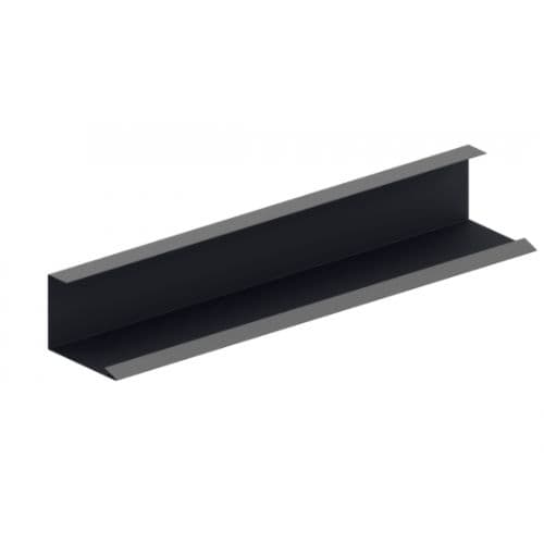 Galeco Drainage Flashing for Upper Wind Brace - 2000mm Dark Graphite Semi Matt
