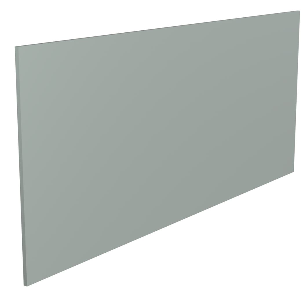 Kitchen Kit Flatpack 900 Breakfast Bar Back Panel Shaker Ultra Matt Sage Green