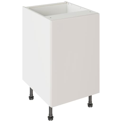 Flatpack 500 Base Kitchen Cabinet Slab Super Gloss Light Grey
