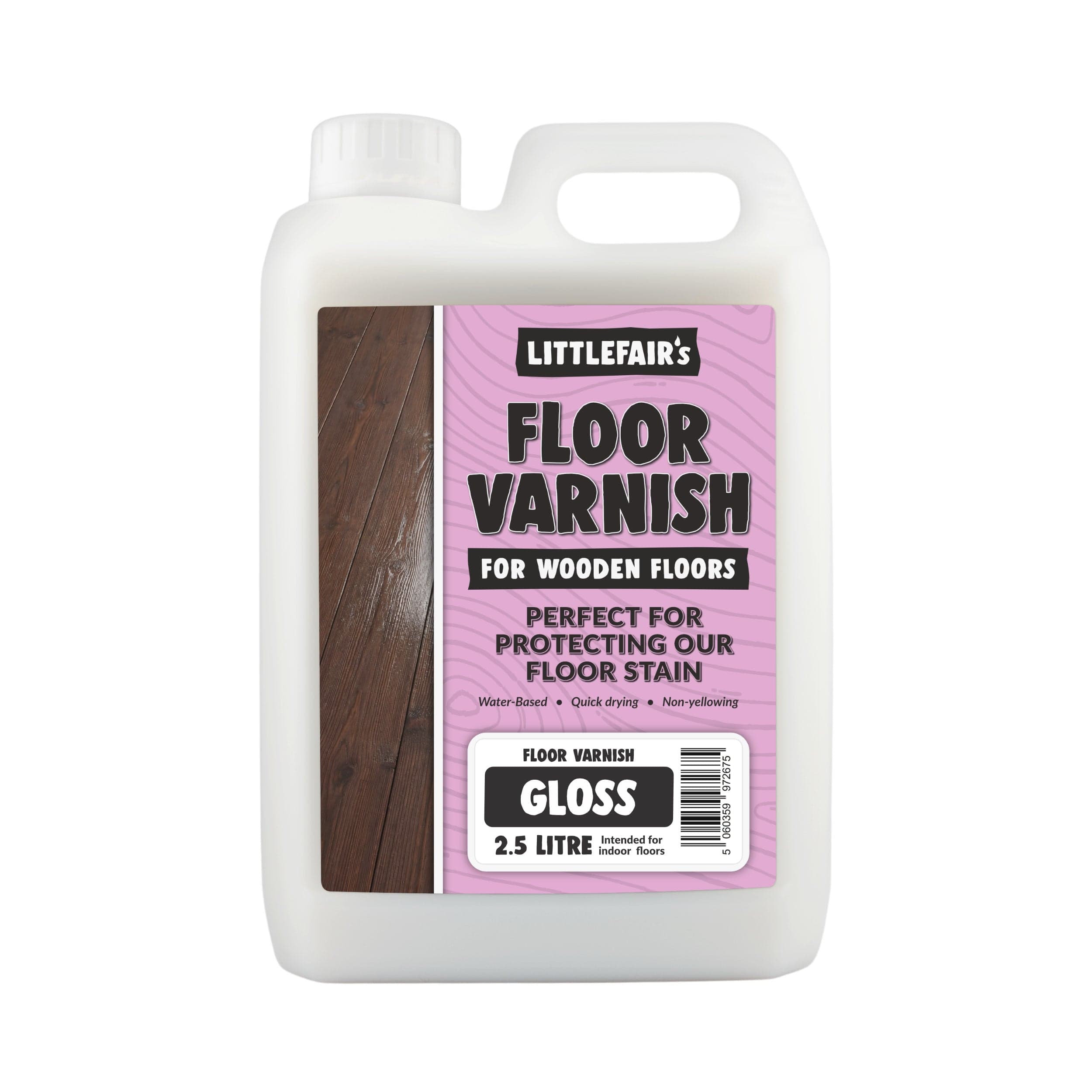 Water-Based Wood Floor Varnish - Matt/Satin/Gloss