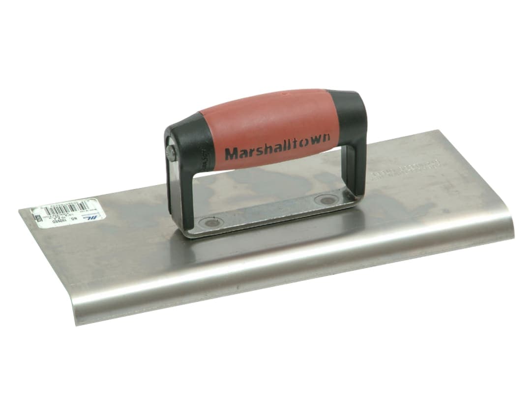 Marshalltown M192SS Stainless Steel Cement Edger DuraSoft® Handle 10 x 4in M192SSD