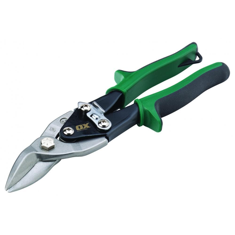 Ox Tools OX-P231002 Ox Pro Aviation Snips Right Cut With Holster EA