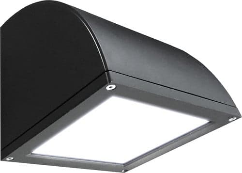 Quarto 2.0 Led Wallpack 857 Lum.lm 7.5W 250Ma 114.3Lm/W 4000K Flood Optic Flat Glass Ip65 Ik10 Anthracite Grey Ral 7016. QUAFL08D-01