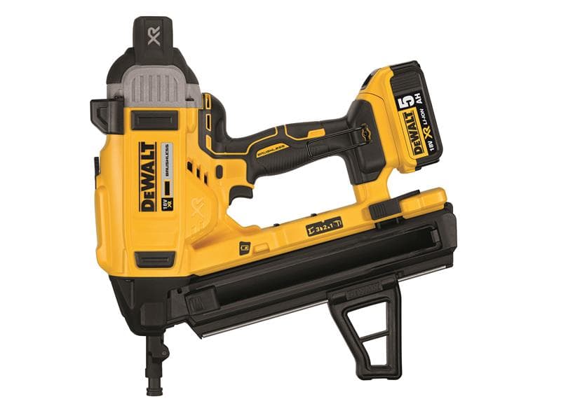 Dewalt DCN890P2-GB Dcn890P2 Xr Brushless Concrete Nailer 18V 2 X 5.0Ah Li-Ion