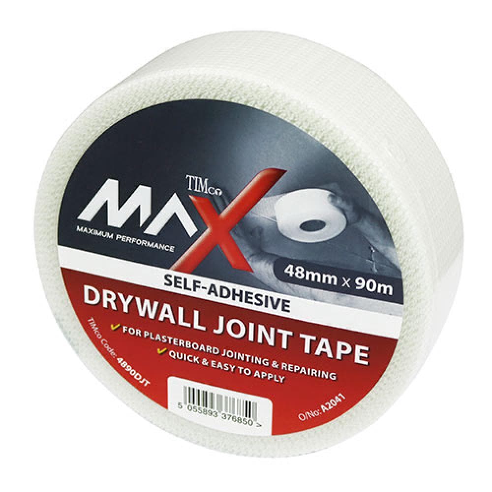Timco 4890DJT Drywall Joint Tape 90M X 48Mm Roll 1