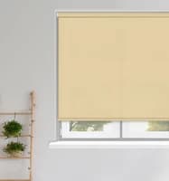 Carnival R/b Ecru Battery Powered Roller Blinds Polyester