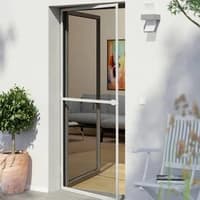 Hinged Door Fly Screen | 100cmx210cm | White | Plus