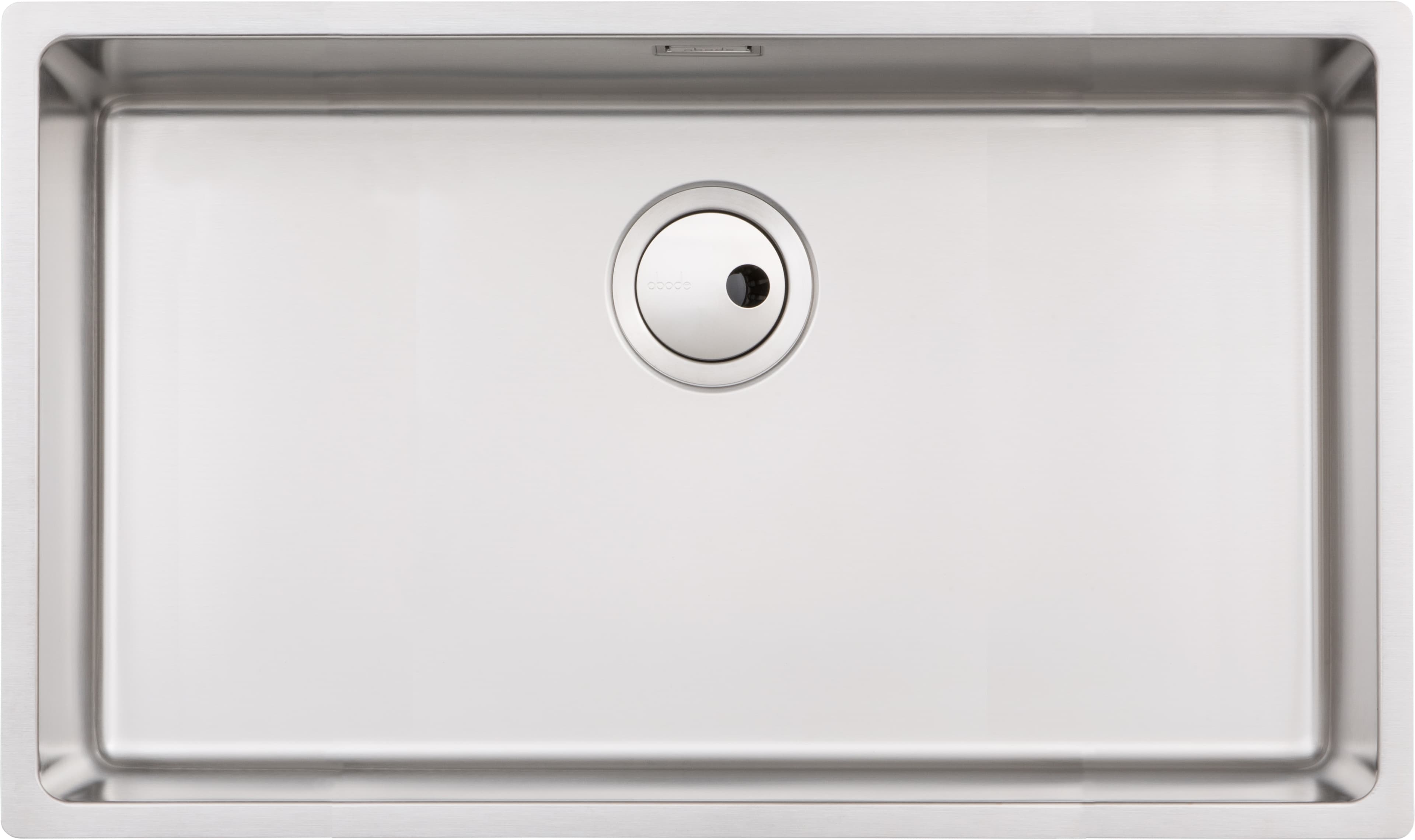 Abode Stainless Steel Matrix R15 1 Bowl Extra Large Undermount Versatile Kitchen Sink, 750x440x205mm