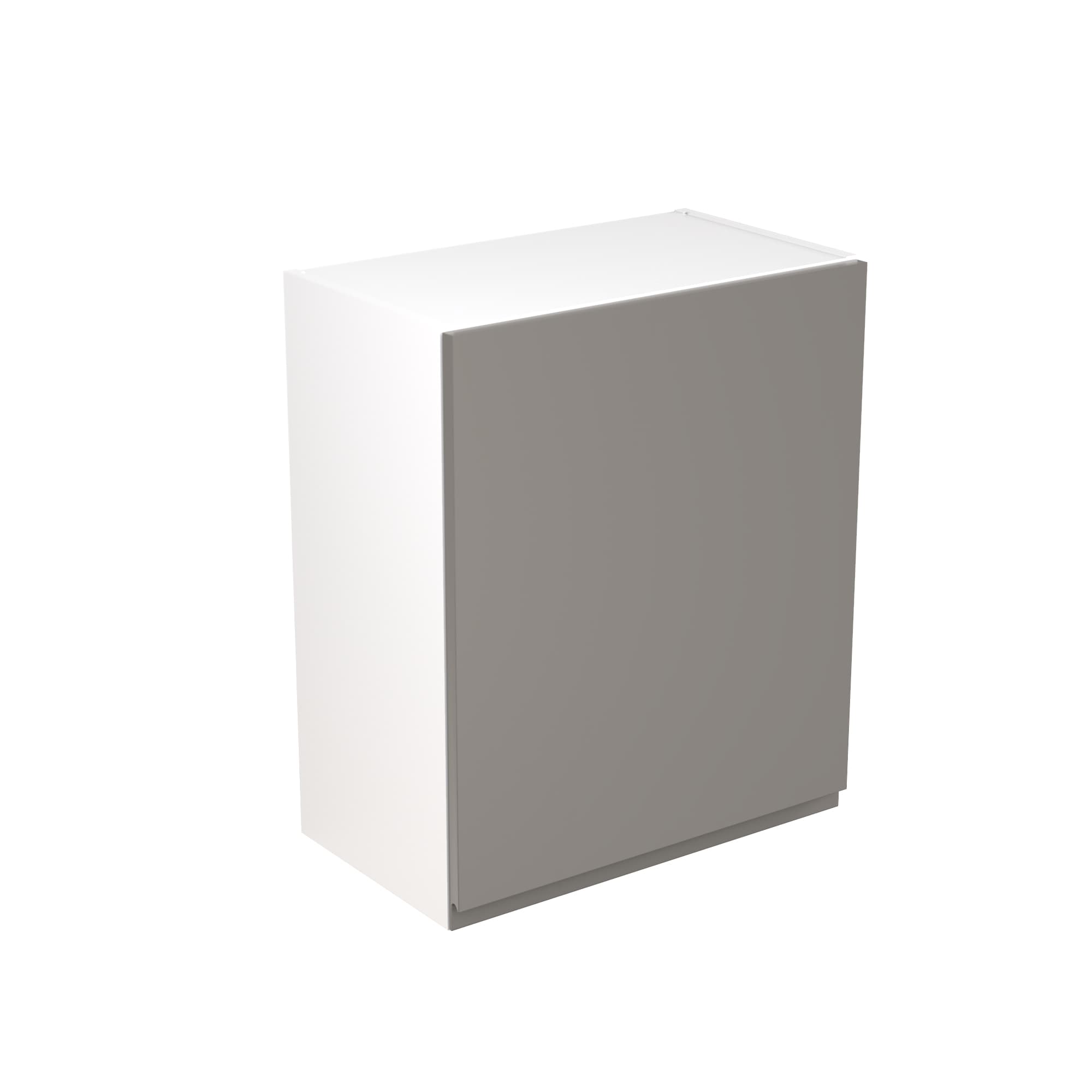 Flatpack Wall Unit J-pull Super Gloss Dust Grey 600mm - FKKJ0314