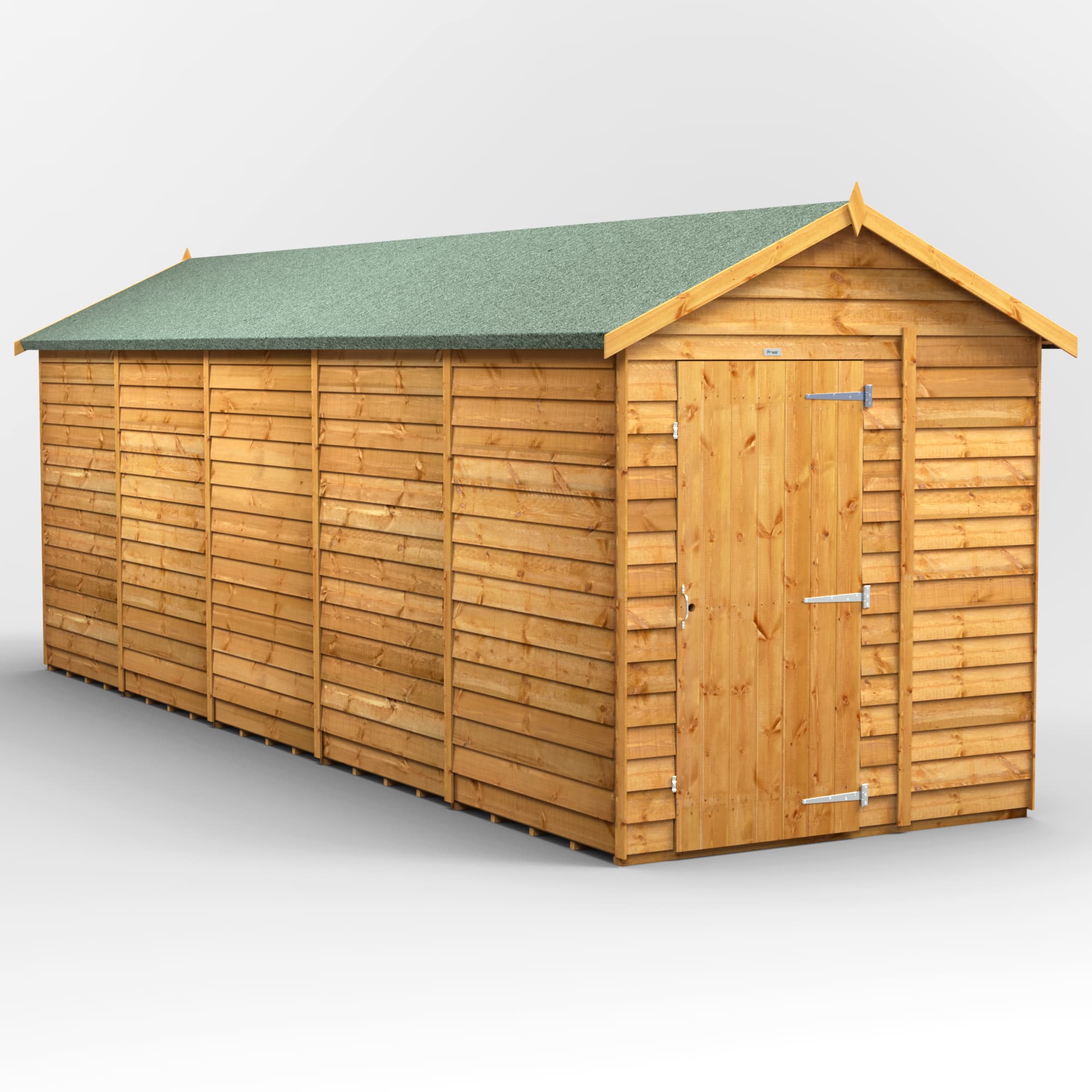 Powersheds 20 x 6 Power Overlap APEX, No Windows