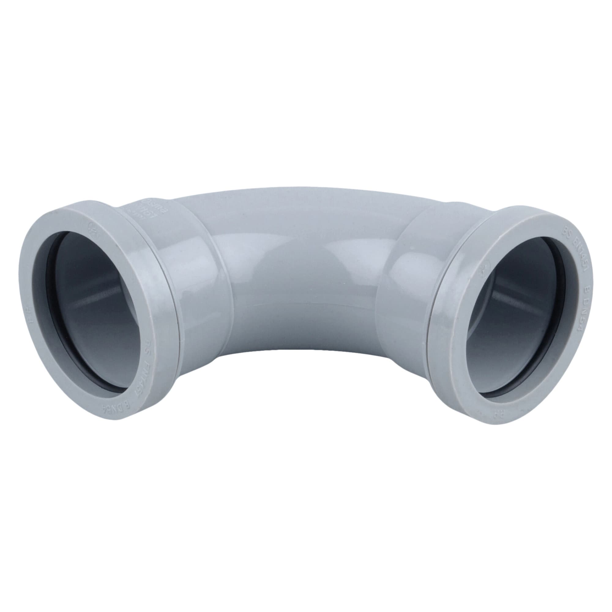 Osma Waste 87.5 degree push-fit tee grey 32mm