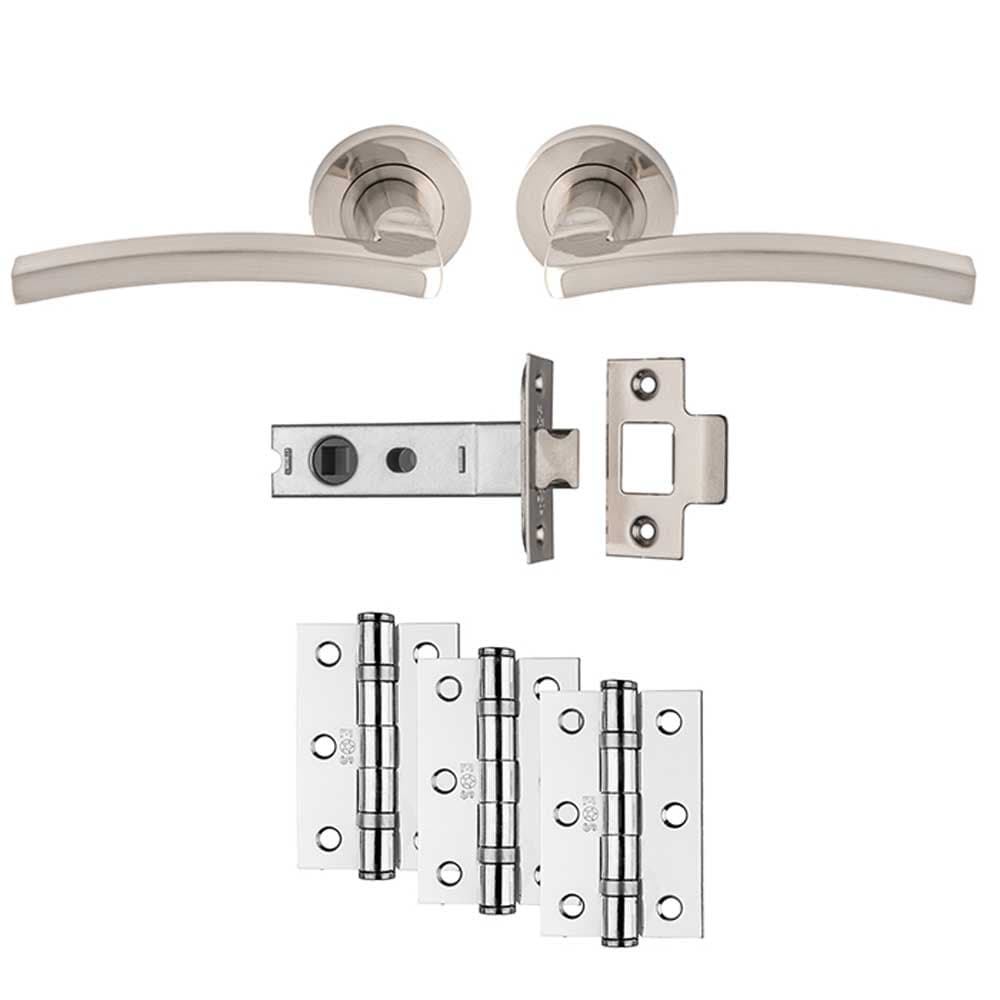 Carlisle Brass Ltd Carlisle Brass Tavira Latch Pack - Ultimate Door Pack - Satin Chrome