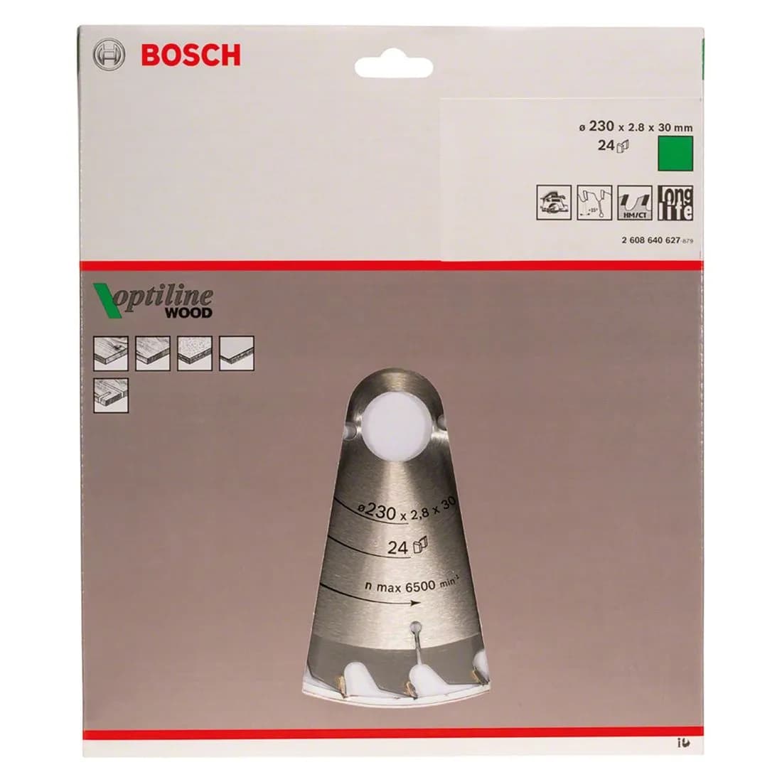 Circ Saw Blade 230 X 30 24T Bosch