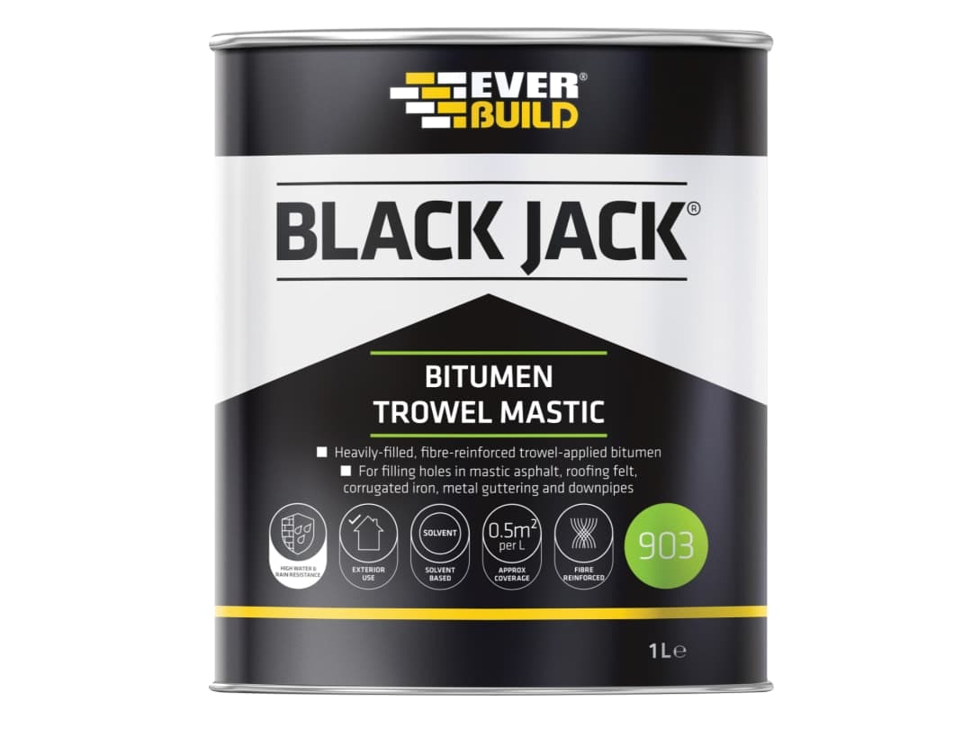 Everbuild Sika 903 Bitumen Trowel Mastic 1L 852672