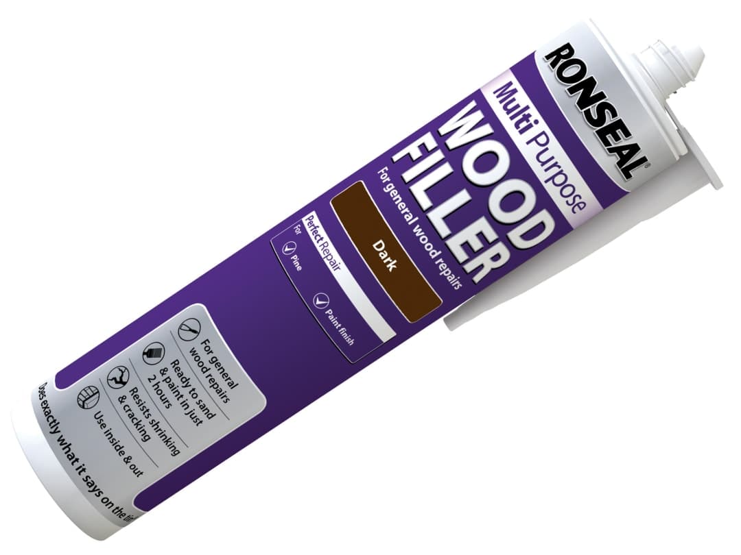 Ronseal Multipurpose Wood Filler Cartridge Dark 310ml 33368