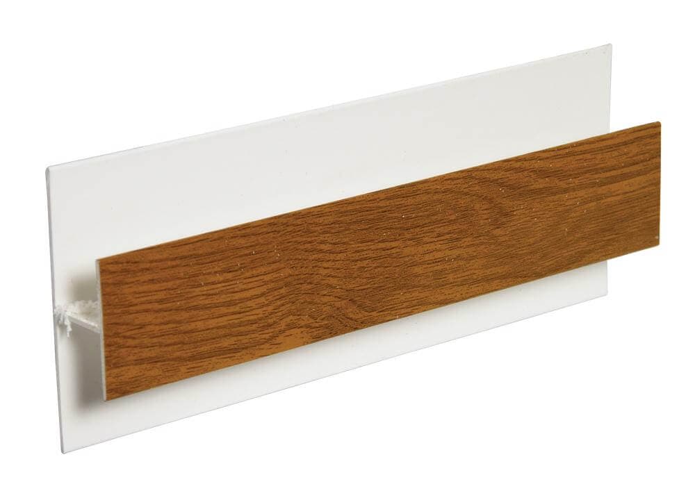 Shiplap Cladding Centre Joint Trim - 3mtr Golden Oak