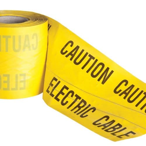 ProSolve Detectable Underground Warning Tape - Electric Cable 150mm x 100mtr