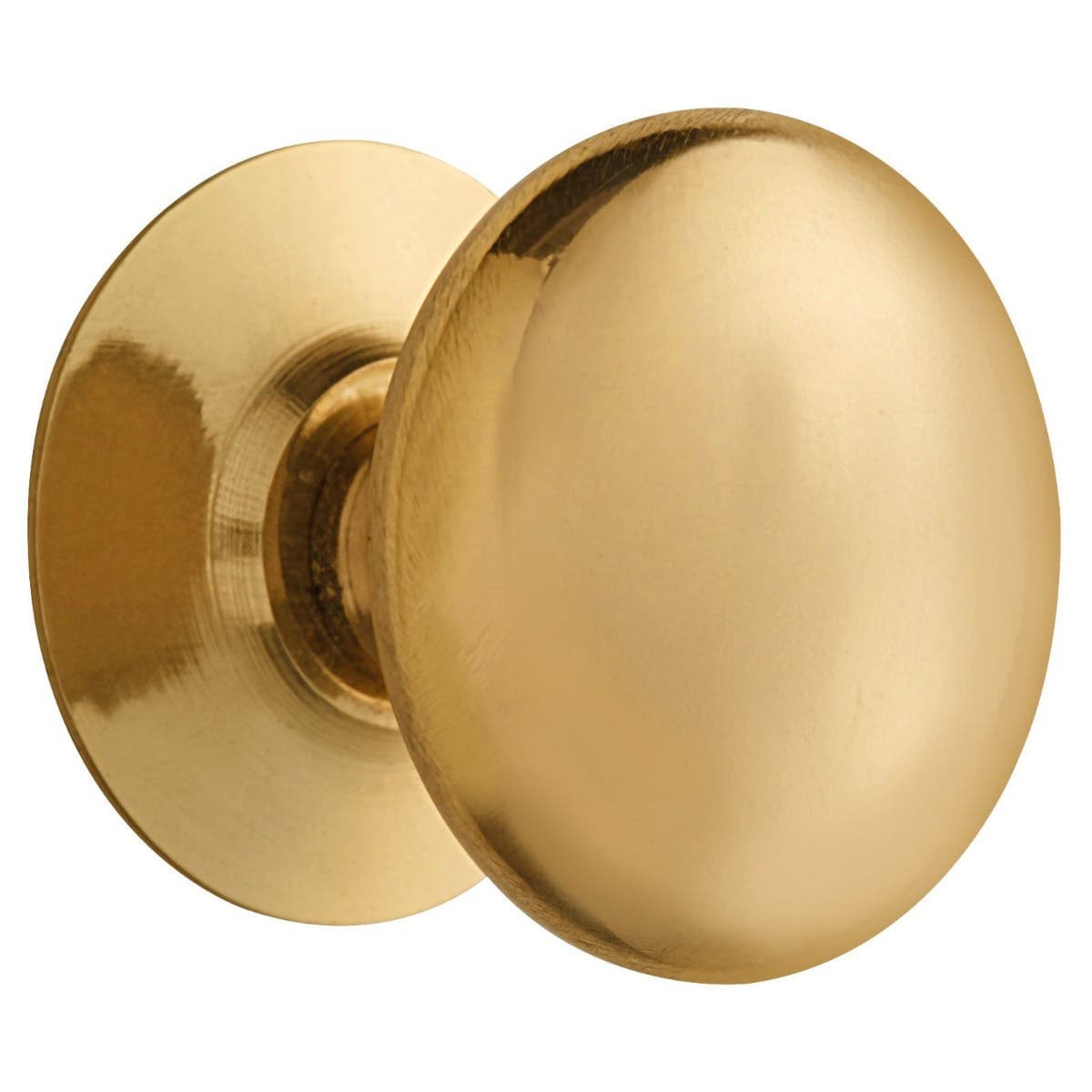 Victorian Cabinet Knob - Polished Brass - 38mm - Elite Knobs & Handles