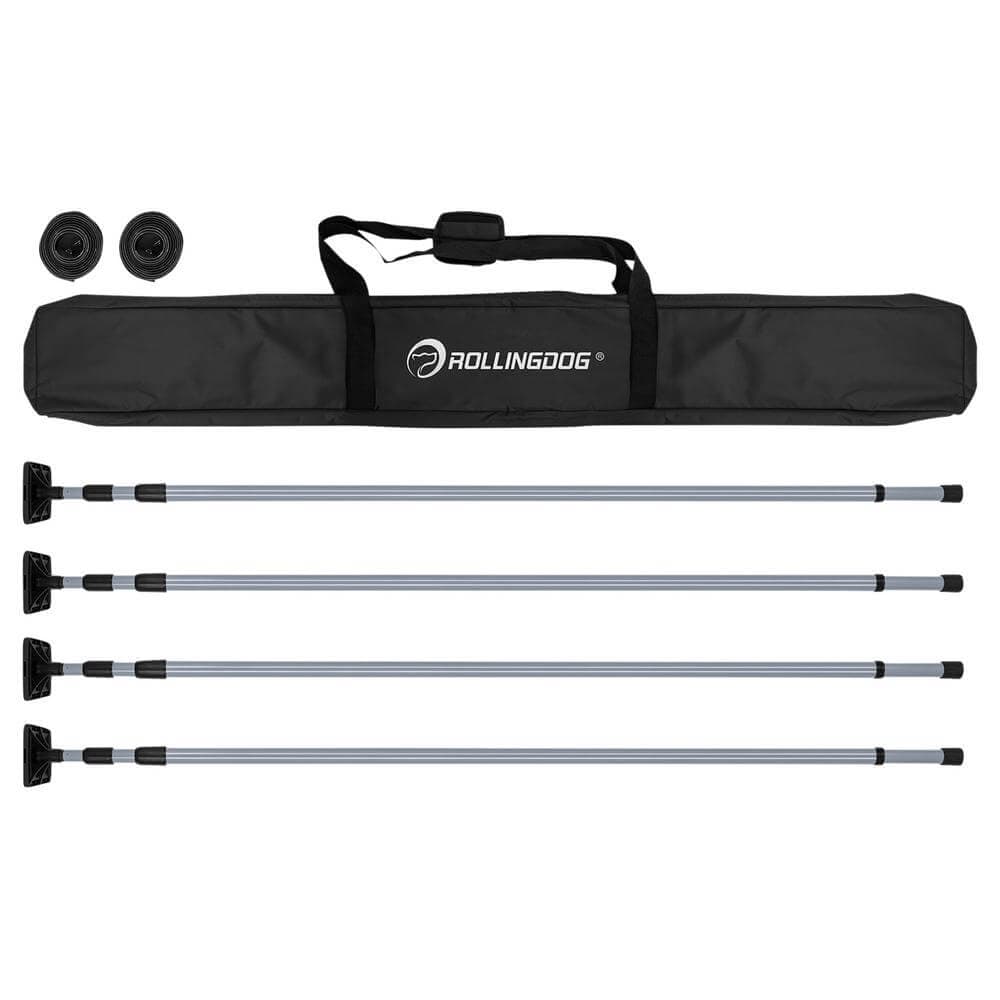 Rollingdog Dust Barrier Poles 1.4-3.3M (7 Piece) Pk 1 09666