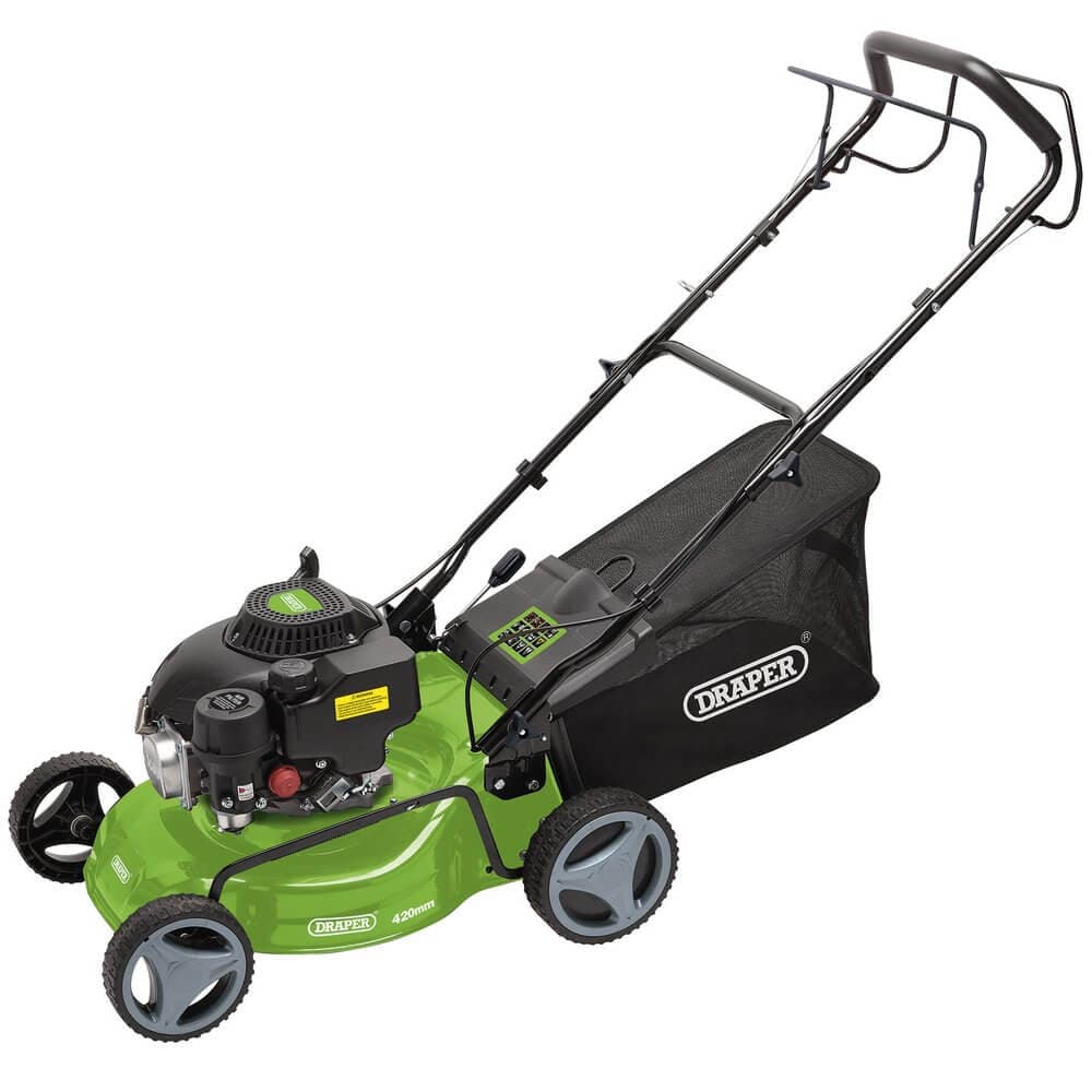 Draper 08671 Steel Deck Petrol Lawn Mower 420Mm 132Cc/3.3Hp per set 1