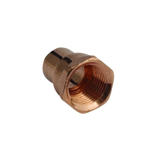 End Feed Straight Adaptor Female 15mm x 1/2in