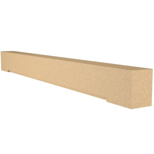 Forticrete Brown Aggregate Head Chamfered DH3 Bath, Size: 1453x100x140mm
