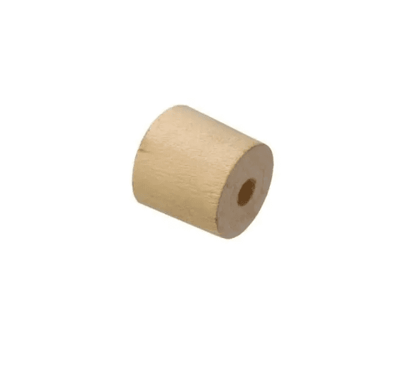 Cast Iron Pipe Wooden Bobbin - 30mm