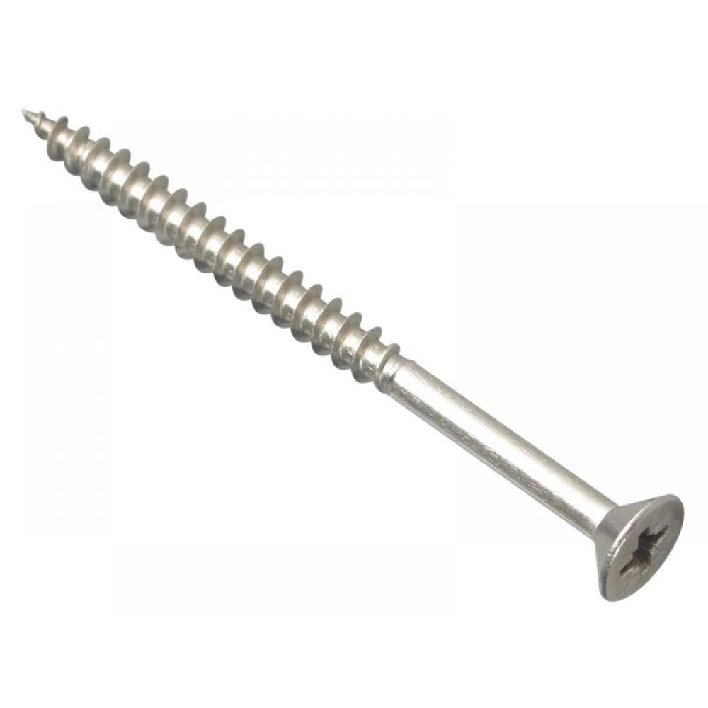 Forgefix POZI570SS Multi-Purpose Pozi Compatible Screw Csk St S/Steel 5.0 X 70Mm Box 100