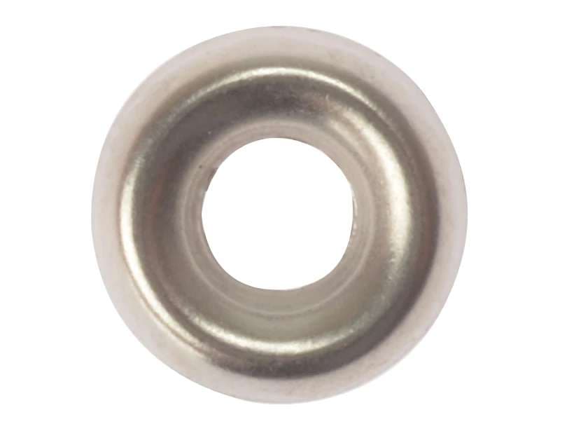 Fandf 200SCW10N Screw Cup Washers - Nickel Plated No. 10ftS (Bag Of 200)