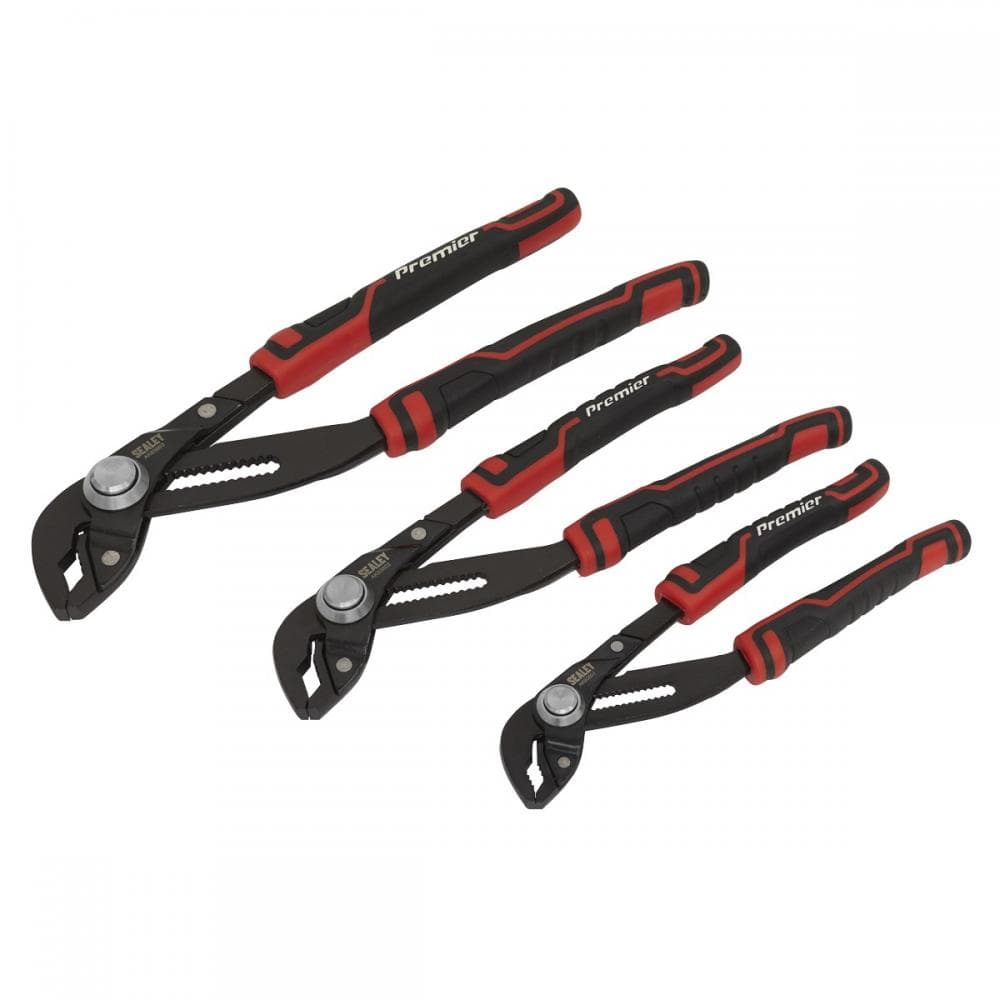 Sealey AK8380 Water Pump Pliers Set 3Pc Quick Release