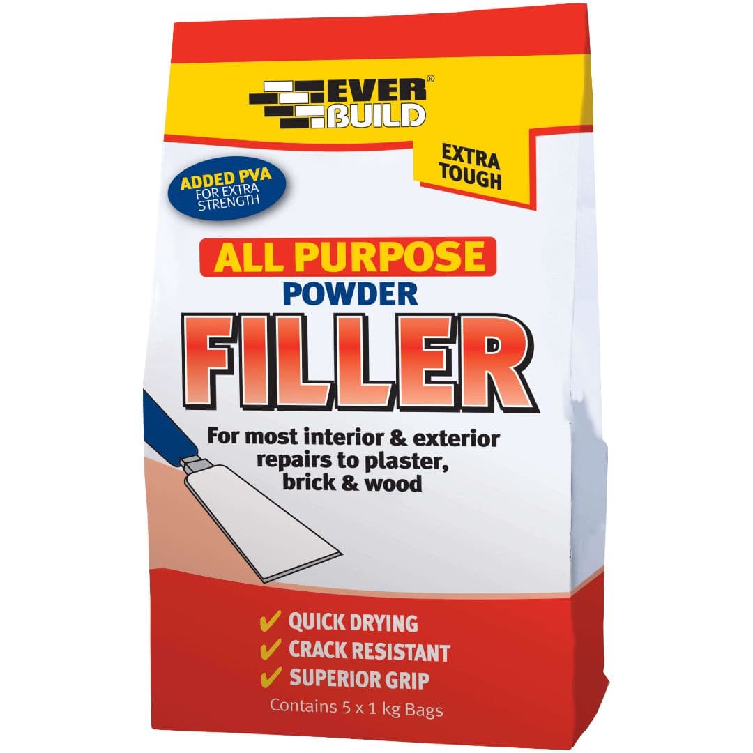 Everbuild All Purpose Powder Filler Bag 5Kg