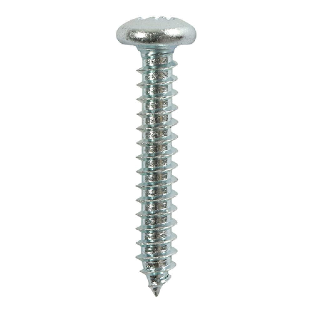 Timco 00638CPAZP Self-Tapping Screws - Pz - Pan - Zinc 6 X 3/8 TIMpac 25